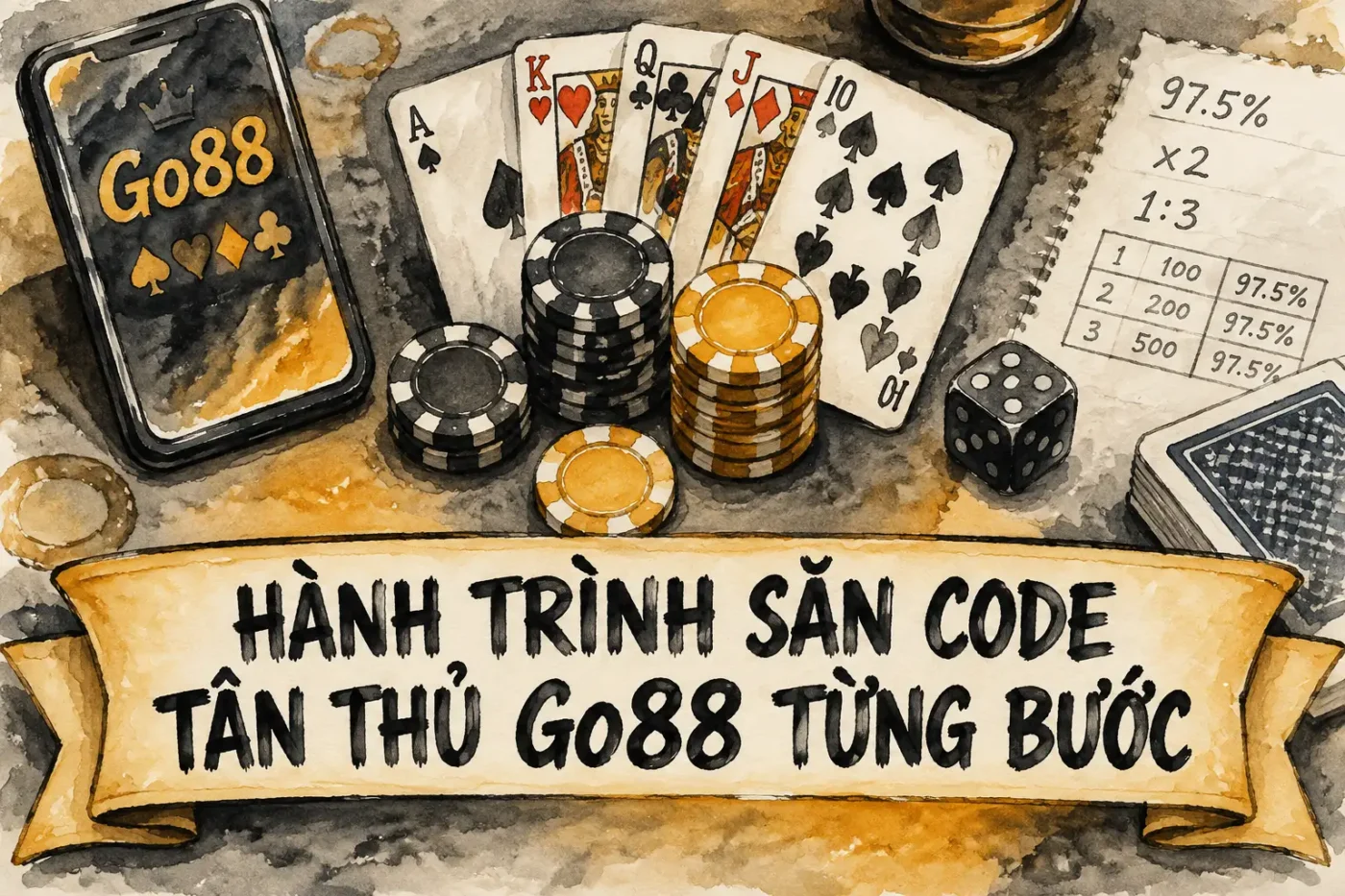 Rất đơn giản thôi! Chỉ cần làm theo 5 bước dưới đây - Code Tân Thủ Go88 – Nhận Thưởng Khủng Khi Đăng Ký