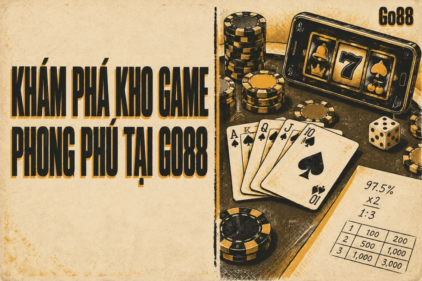 Sau khi đăng ký thành công, đây là lúc bạn được tận hưởng kho game đồ sộ của Go88 - Game Bài Đổi Thưởng Go88